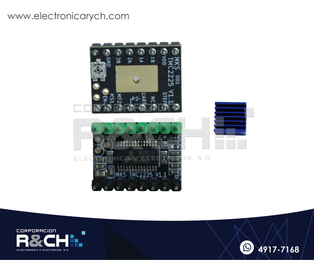 MD-TMC2225 Modulo Controlador Paso a Paso Driver TMC2225 | Electronica R&CH